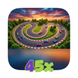 45x